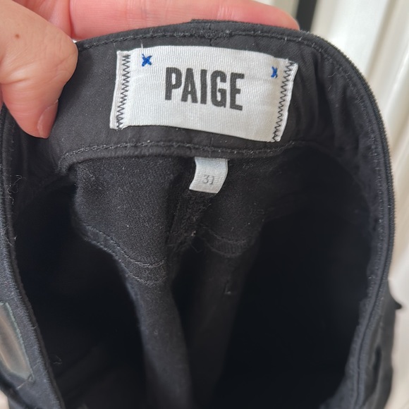 Paige Skyline Skinny Jeans in Black 🩷 - Picture 7 of 8
